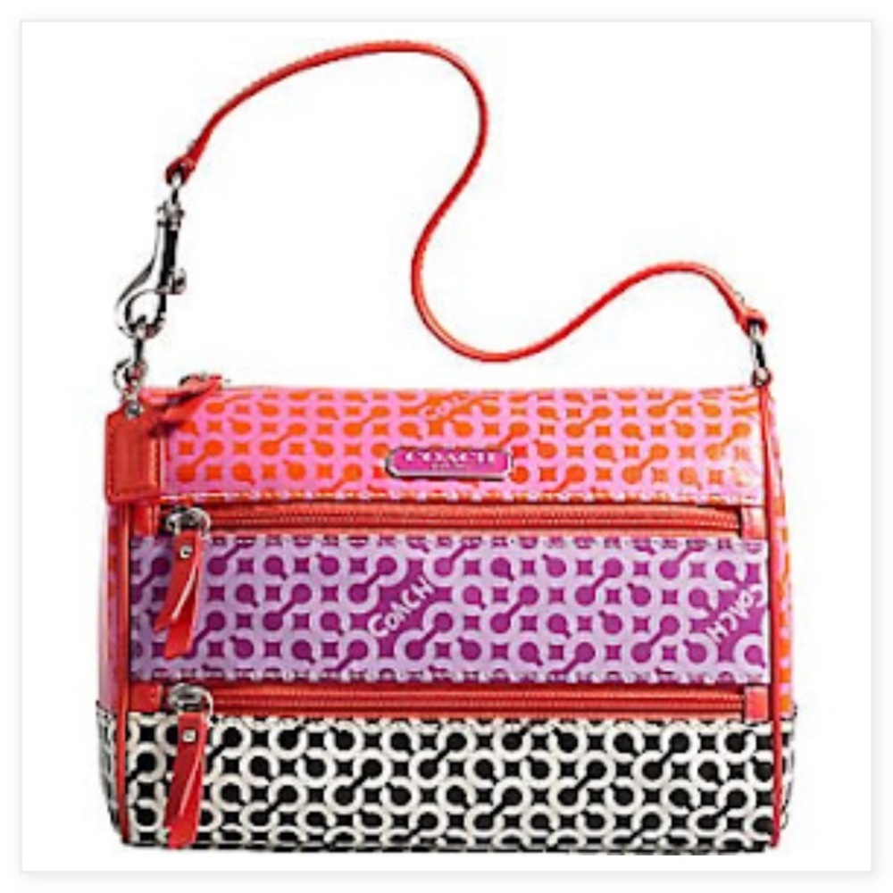 NEW Coach Poppy limited edition Graffiti Floral Wristlet